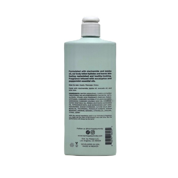 Hairitage -Soak it in-Body Lotion Mint & Yuzu (14 Fl. Oz/ 414 mL) - Picture 2 of 3